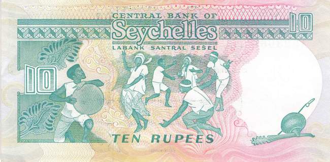 10 Rupees p.32 Seychellen
